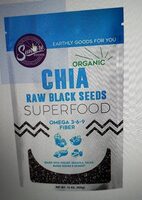 Chia raw black seeds