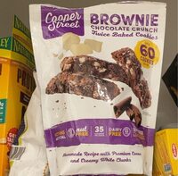 Brownie Chocolate Crunch Twice Baked Cookies