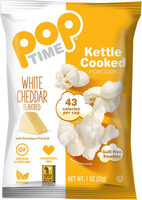 Kettle Cooked Popcorn White Cheddar
