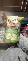Gluten-free flax snacking granola, apple cinnamon