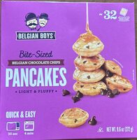Bite-Sized Belgian Chocolate Chips Pancakes