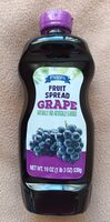 Fruit spread grape