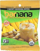 Organic Peanut Butter Chewy Banana Bites