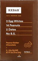 Peanut butter chocolate snack bar