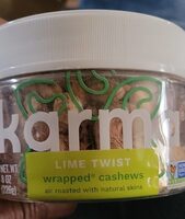 Lime Twist Wrapped Cashews