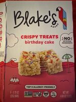 Birthday Cake Crispy Treat
