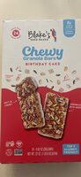 Chewy Granola Bars Birthday Cake