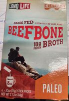 Sipping bone broth grass fed beef