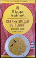 Creamy spiced butternut soup