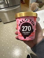 Strawberry halo top