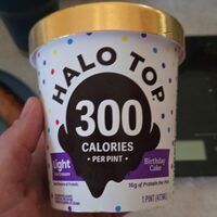 Light Ice Cream Birthday Cake