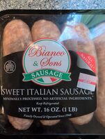 Sweet italian sausage