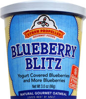Straw propeller blueberry blitz gourmet oatmeal