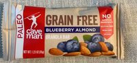 Grain Free Blueberry Almond Granola Bar
