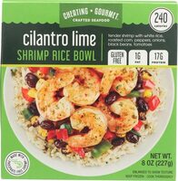 Cilantro Lime Shrimp Rice Bowl