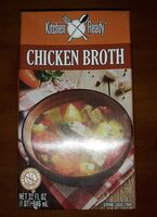 Chicken broth, chicken