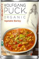 Organic vegetable barley soup