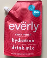 Hydration drink mix powder