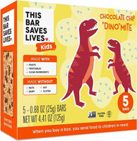 Chocolate chip dino-mite snack bars
