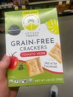 Organic Grain-free Crackers Tomato Herb