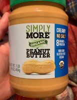Simply more organic peanut butter