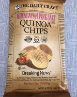 Himalayan pink salt quinoa chips
