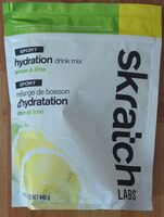 Mélange de boisson d'hydratation citron et lime