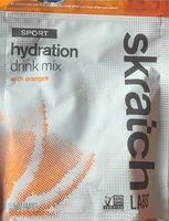 Skratch hydration mix with oranges