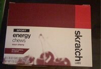 Energy chews sour cherry