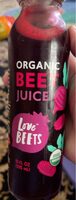 Organic beet juice