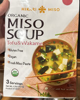 Organic miso soup