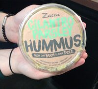 Cilantro parsley hummus