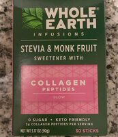 Stevia & Monk Fruit Sweetener w/ Collagen Peptides