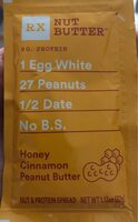 Honey cinnamon peanut butter nut & protein spread