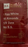 Nut butter maple almond butter nut & protein spread