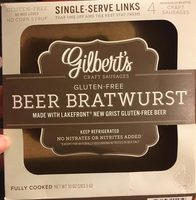Gluten-Gree Beer Bratwurst