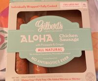 Gilberts aloha chicken sausage
