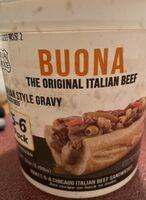 Italian style gravy & sliced beef