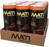 Mati plantpowered sparkling organic energy drink