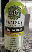 Tropical greens protein shake