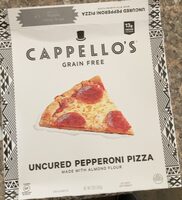 Uncured pepperoni pizza