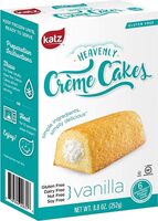 Vanilla crme cakes