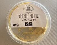 Homestyle Hummus with olive oil