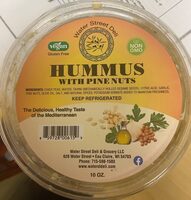 Hummus wth pine nuts
