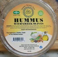 Hummus with Greek Olives