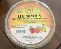 Hummus with roasted red pepper