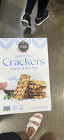 Gluten-free herbs and sea salt crackers