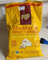 Cheddar & Sour Cream popcorn