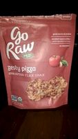 Go raw, zesty pizza sprouted flax snax