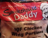 Uncooked IQF Chicken wing portions